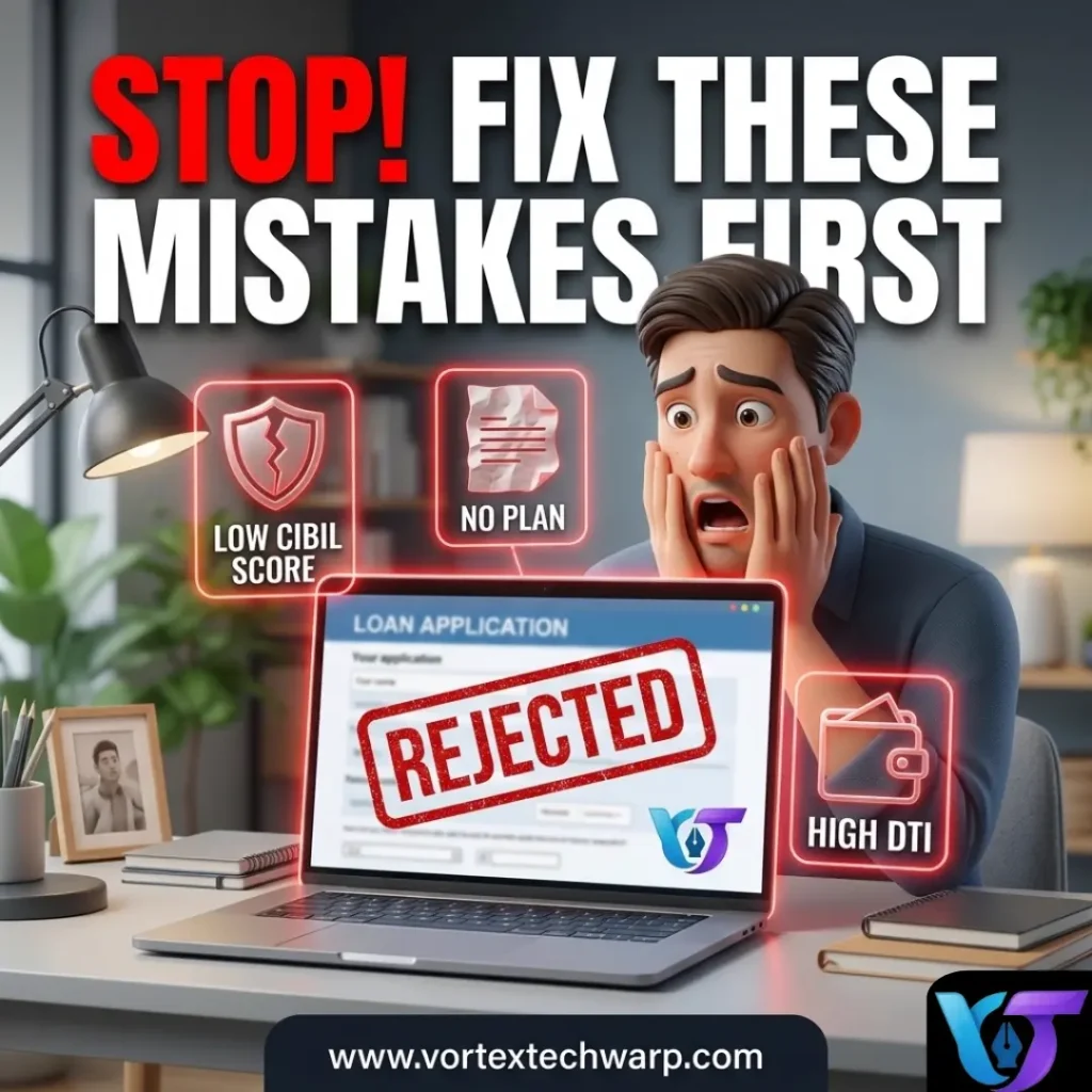 Common mistakes that cause business loan rejection and solutions