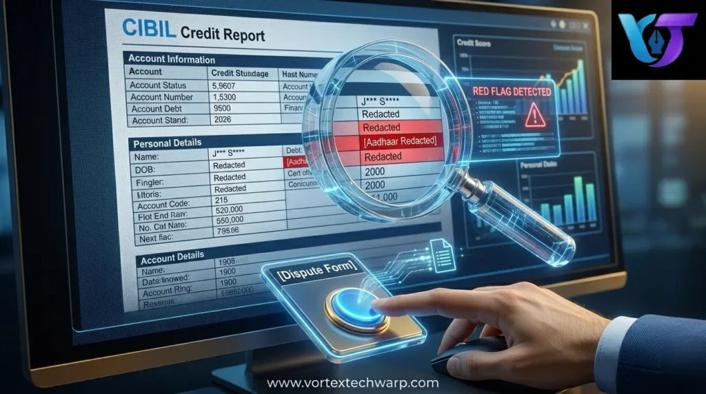 Fixing credit report mistakes easily as a hack on how to improve cibil score