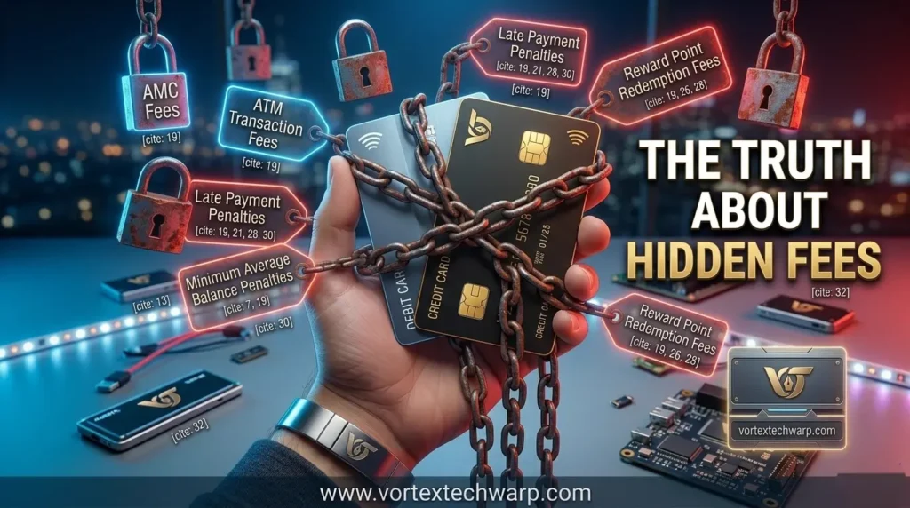 Hidden fees of cards including annual maintenance fee and cash advance penalty