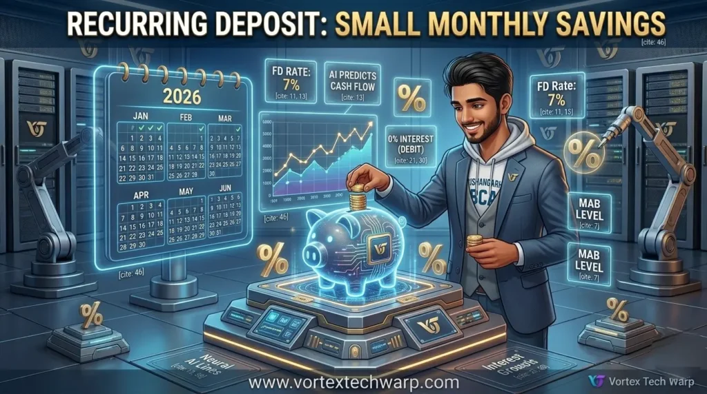 Explanation of recurring deposit monthly installment features for students