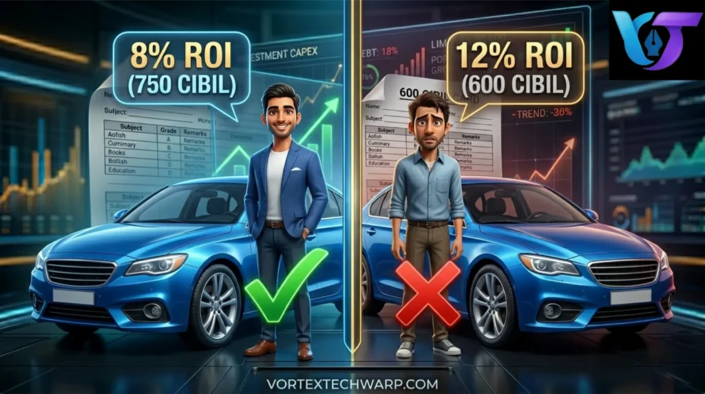 Real life loan comparison example to know what is cibil score importance